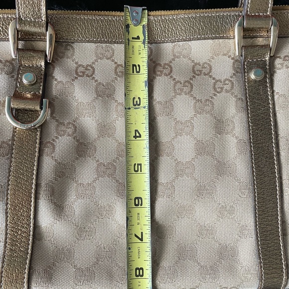 Gucci Abbey Tote Metallic Leather Hawaii Exclusive - Picture 12 of 15